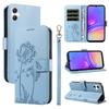 For Samsung Galaxy A06 5G/Galaxy A06 4G Leather Wallet Case with Strap Dandelion Imprint Phone Stand Cover