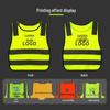 Fluorescent Yellow Reflective Safety Vest for Kindergarten and Primary Students