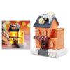 Christmas House Decor Led Light Resin Village Ornament Gift Decoration A