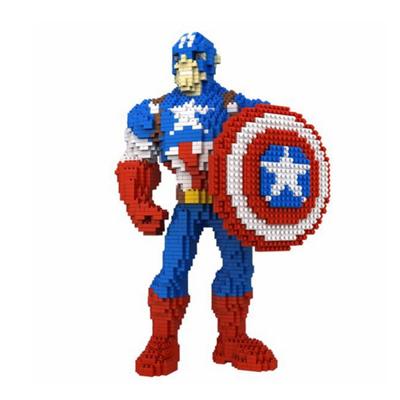 HC Nanoblock Miniblock Hero Series, 02. Очень большой капитанский щит, популярные корейские игрушки.