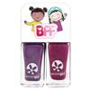 Besties Nail Polish Duo Set, Violet and Deep Purple, 2-piece Set