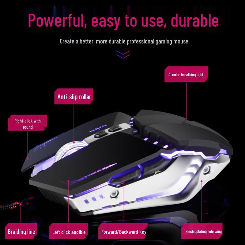 Проводная игровая мышь SooPii G20 Wolverine
