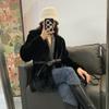 New Fur Belt, Thin Model, Environmentally Friendly Fluffy Thin Jacket, Women's Medium Length