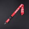 URDV7 Car Keychain Neck Wear ID Card Pass Lanyard Nylon Long Keyring Ribbon For KIA KN Rio Ceed Sportage Cerato Sorento Optima Picanto