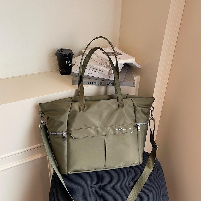 Модная сумка-тоут, большая вместительная сумка на плечо, простой повседневный большой рюкзак, портативная сумка-мессенджер