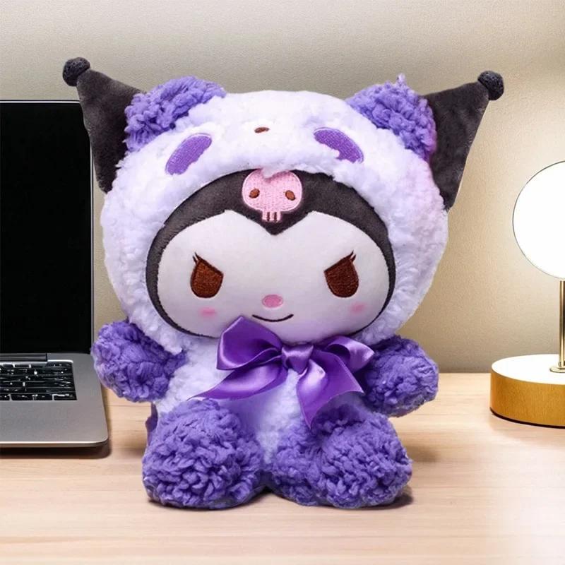 Sanrio Plush Kawaii Sanrio Kuromi My Melody Cinnamoroll Plush Toys Doll Pillow Anime Cartoon Kids Gifts Room Decoration Dolls