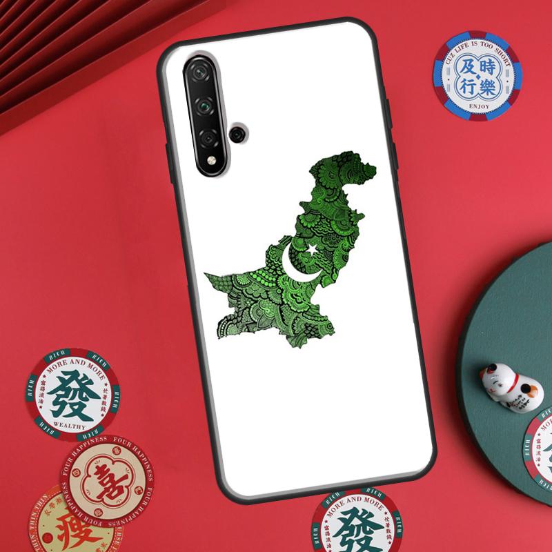 Флаг Пакистана Для Huawei P30 P20 P40 Lite P60 Pro Nova 5T 12s 12i 11i Y90 Y70 Y60 Y61 Y91 Y72 9 10 SE Чехол