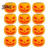Creepy Pumpkin Pinch Toy 12Pcs Pop-up Ghost Squeeze Toy Stress Relief Head Sensory Pocket Fidget Toys for Party Favors