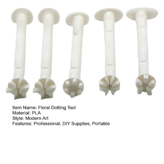 5 шт. Инструменты для точечной росписи цветов DIY Граффити Искусство Ремесла Изготовление открыток Цветочное искусство Штамп Ручка Профессиональные инструменты для штамповки цветов Точечная живопись