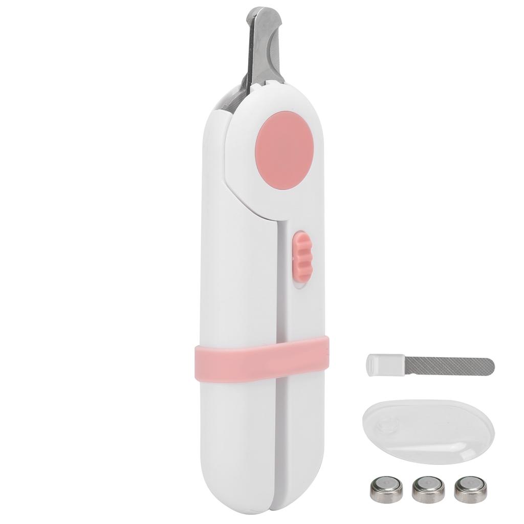 LED Pet Nail Clippers Durable Avoid Over Cutting Pet Nail Trimmer for Small Animals Claw Care