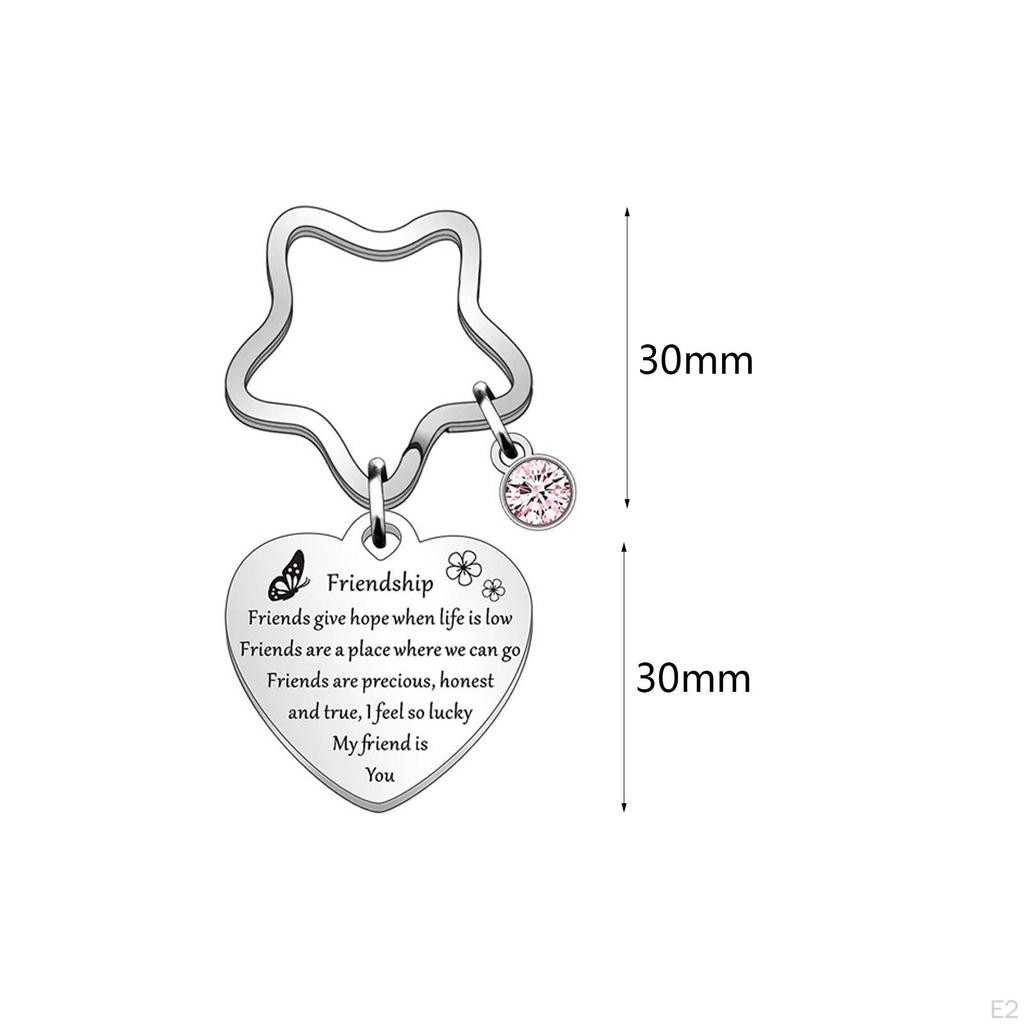 Брелок для сестер, подарки для друзей, подвеска, держатель для ключей, стильный автомобильный брелок для ключей дружбы для