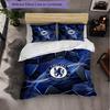 Набор постельного белья Chelsea FC, 3 предмета, мягкая микрофибра, пододеяльник с наволочками для спальни