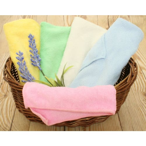 Салфетки из микрофибры Bonstar, Чистят без моющих средств, Ультратонкие волокна эффективно захватывают масляные и пылевые загрязнения, Упаковка из 5 штук, F-886