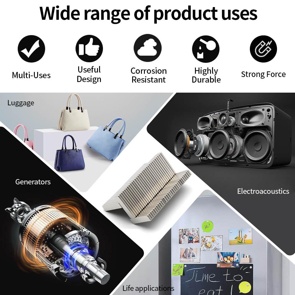 20x5x2мм Суперсильный Неодимовый Магнит N35 NdfeB Постоянный Магнитный иманес Блок Мощные Магниты Магнит на Холодильник