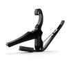 Kyser KG6B Guitar Capo for Acoustic Lightweight Black 6-String Guitar, Aluminum,