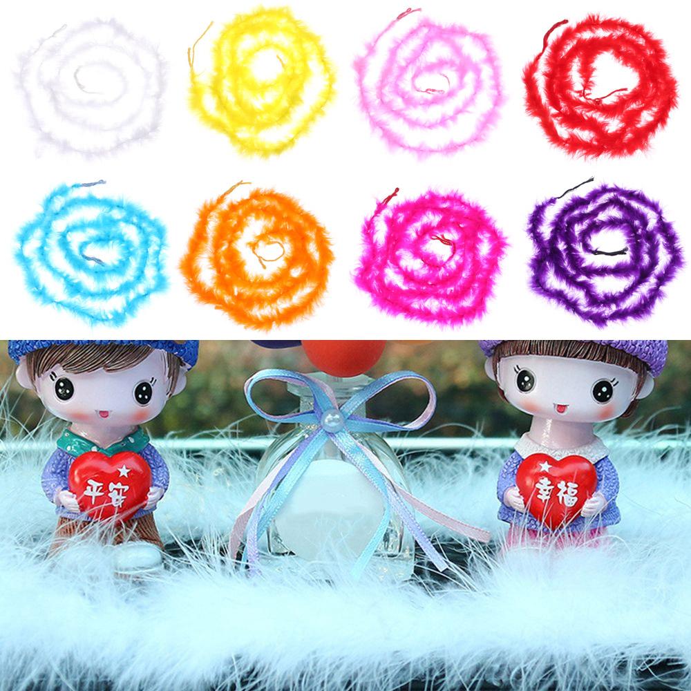 Christmas Tree Cosplay Fluffy Feather Boa Strip Apparel Fabric Grament Accessaries Feathers