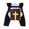 Halloween Pet Priest Costume: Funny Cosplay Outfit for Small Dogs & Cats