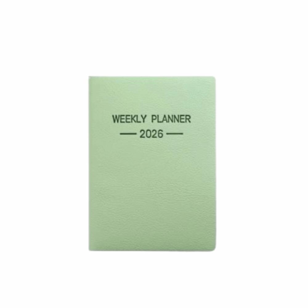 Softside 2026 Agenda Book Portable Journal Notebook Schedule Writing Pads A7 To Do Planner  Student