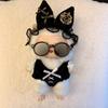 Labubu Doll Clothes Sexy Little Cat Clothing Galsses Accessories 17cm Plush Doll Universal