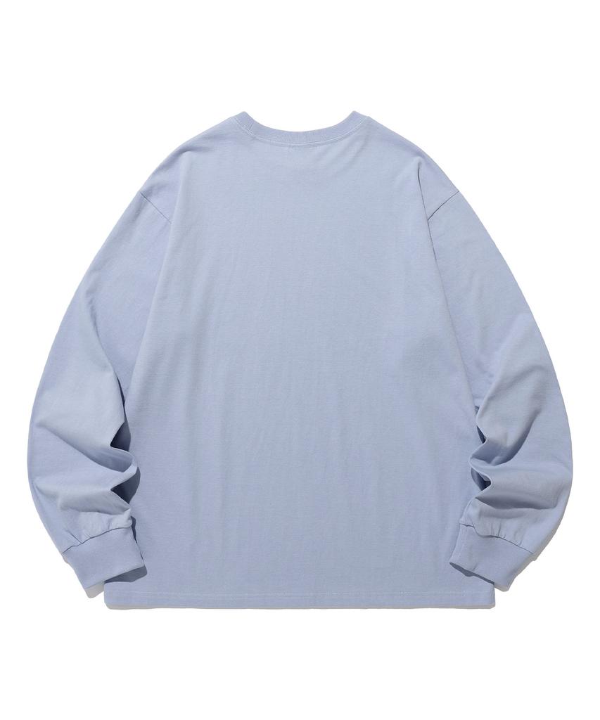 ISTKUNST Sunrise Halftone Logo Ls Tee_Lavender(Ik2Esmt552A)