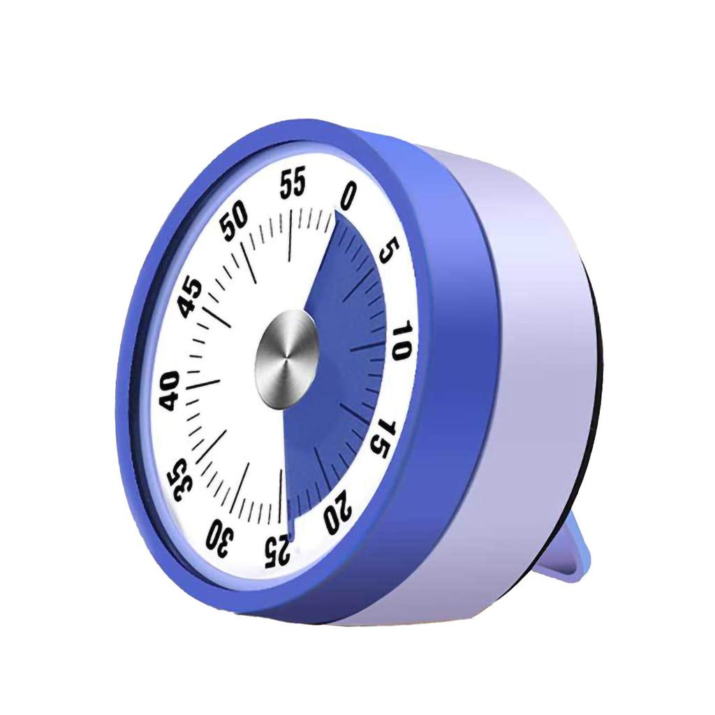Stainless Steel Visual Timer Mechanical Kitchen Timer 60-Minutes Alarm Cooking Timer With Loud Alarm Magnetic Clock Timer