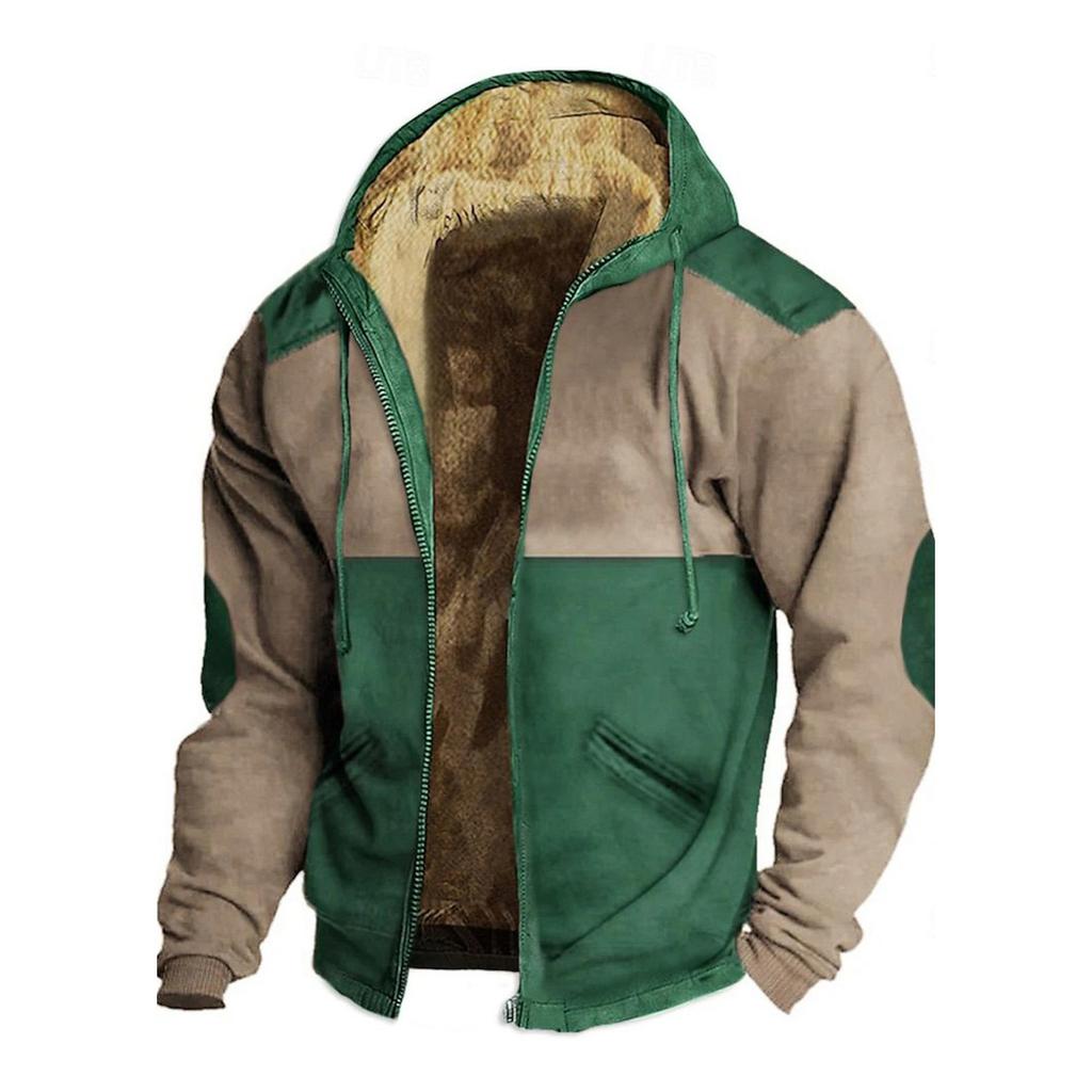 Мужская зимняя куртка с принтом, мужская повседневная куртка с капюшоном на молнии