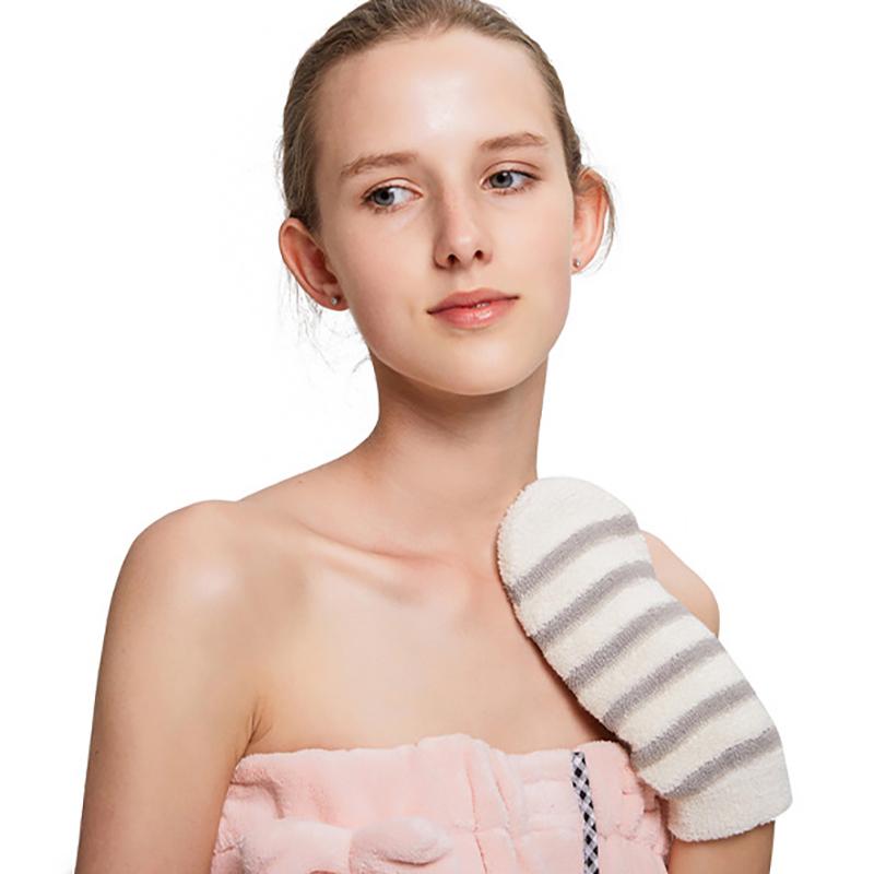 1 шт., отшелушивающие перчатки для ванны из конопли, варежки из бамбукового волокна, двусторонние перчатки для ванны