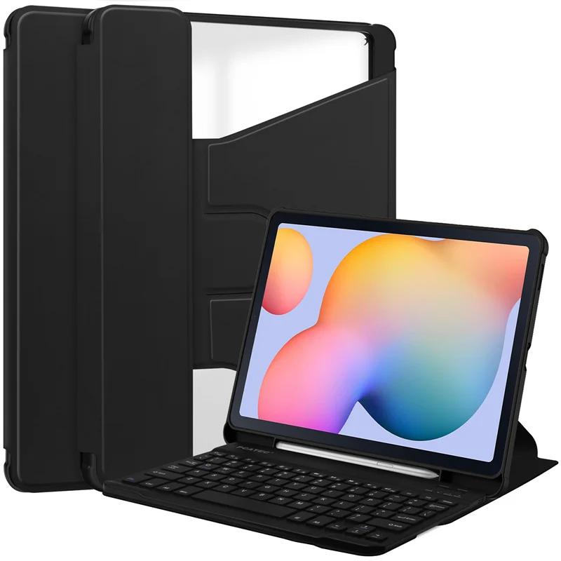 Чехол-клавиатура для планшета Samsung Galaxy Tab S6 Lite 10,4 дюйма, чехол с держателем для S Pen, Funda для Tab S6 Lite 10 4 Teclado Tablet