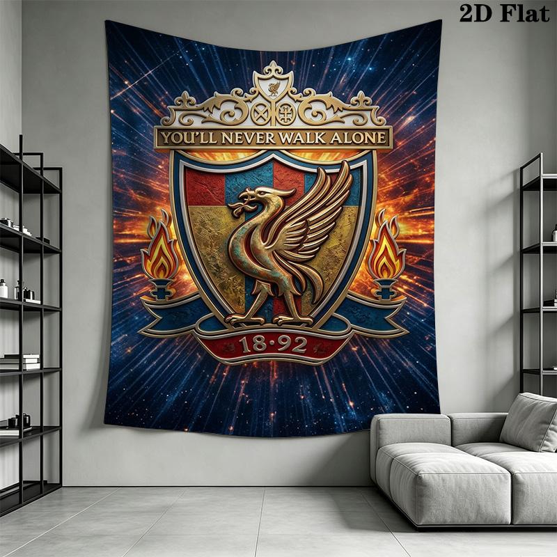 Fc Liverpool You'Ll Never Walk Alone Threepiece Set 1 Duvet Cover 2 Pillowcase Without Core Soft And Comfortable Bedding Set