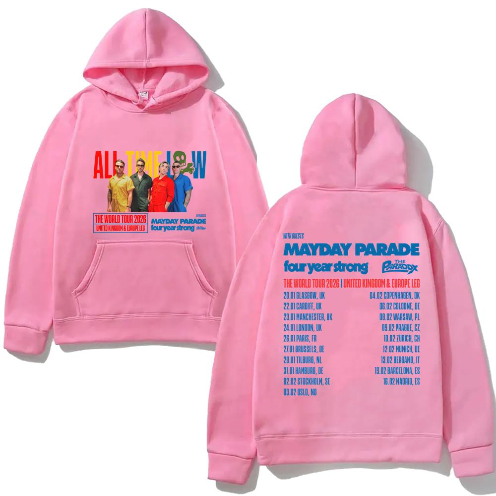 Худи All Time Low 2026 TOUR Мода Женские/мужские Толстовки Эстетичное Худи Классика Все говорят! Мягкие худи