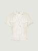 GROVE Maggy Stripe H/S Shirt (Ivory)