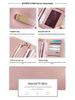 Xiangyin Frosted Women's Long Korean Style Thin Wallet - 2024 New Simple Buckle Bi-fold Design