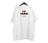 Футболка LOGO Vetements Я люблю Париж