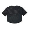 (WMNS) Converse Loose Mesh Breathable Short Sleeve Black Women's 10021458-A02