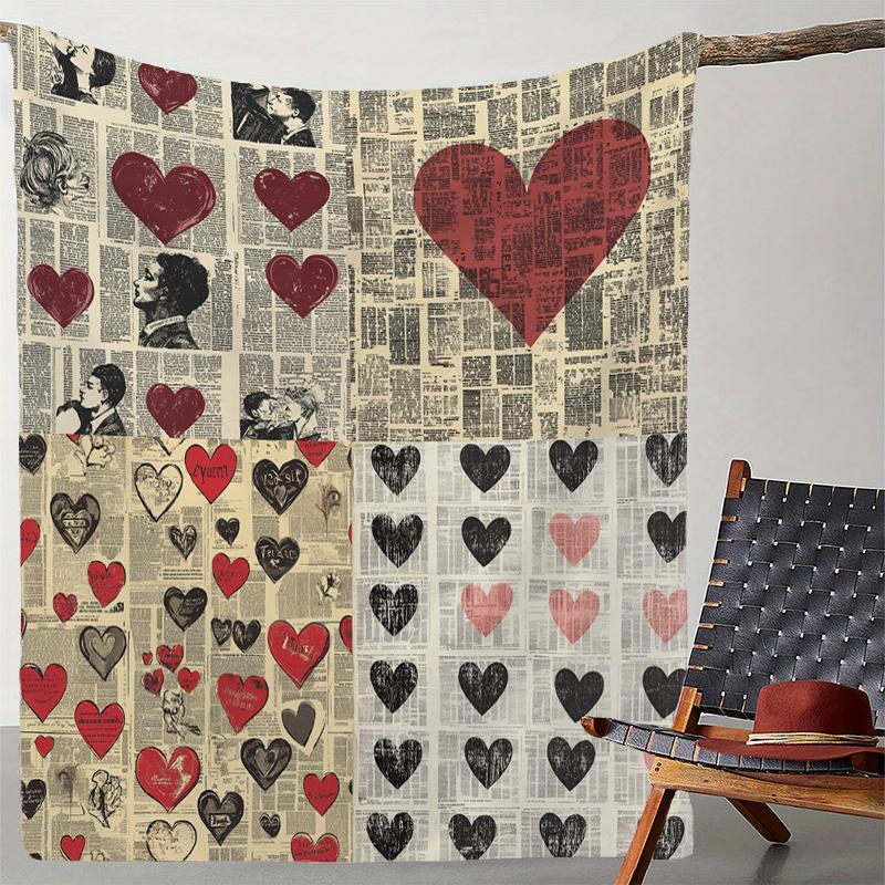 Valentine's Day Gift Throw Blanket Personalized Gift Blankets Thermals For Travel Warm Blanket Winter Comforter