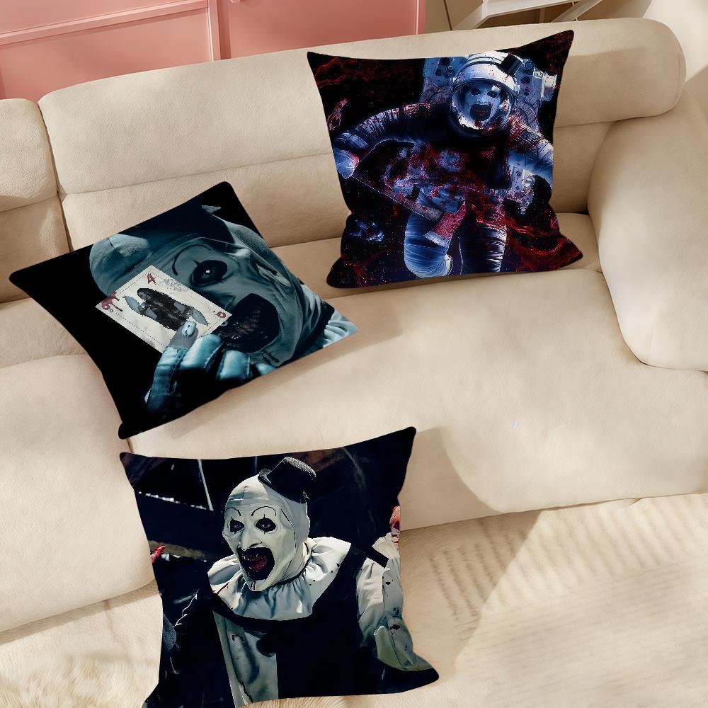 Film Funny TTerrifier 4 Horror Pillow Case Suitable For Bedrooms Living Rooms Cars Home Decoration