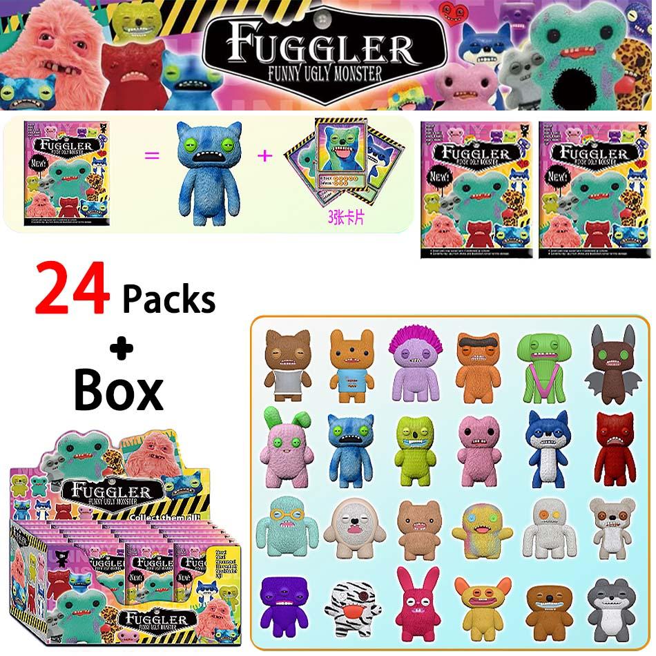 Fuggler Зубастый Монстр Серия Сюрприз-Бокс Юмористическая Уродливая Игрушка-Действие Креативная Коллекционная Модель Сюрприз Куклы Мультяшная Модная Удивительный Подарок