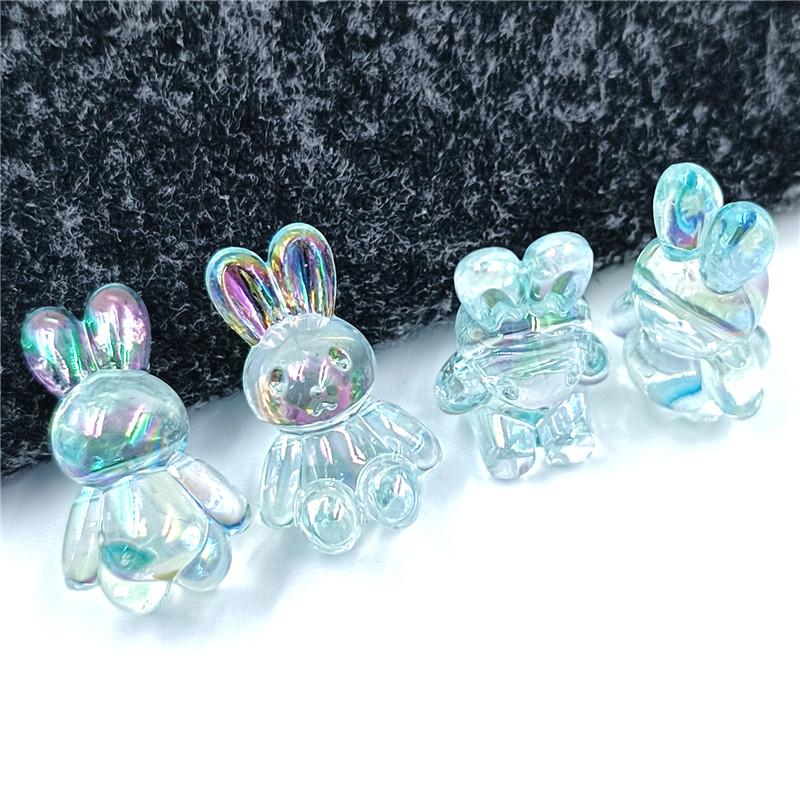 Ожерелье-браслет «сделай сам» для 10 шт. изготовления ювелирных изделий AB свободные бусины оптом кулон бусины «кролик-медведь»