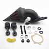 Chrome/Black Air Cleaner Filter for 2001-2009 Harley Davidson Softail Fat Boy Dyna Street Bob Wide Glide