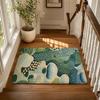 Kusama Yayoi Floor Mat Flannel Non-Slip Washable Soft Absorbent Rug For Bathroom Kitchen Bedroom Home Decor
