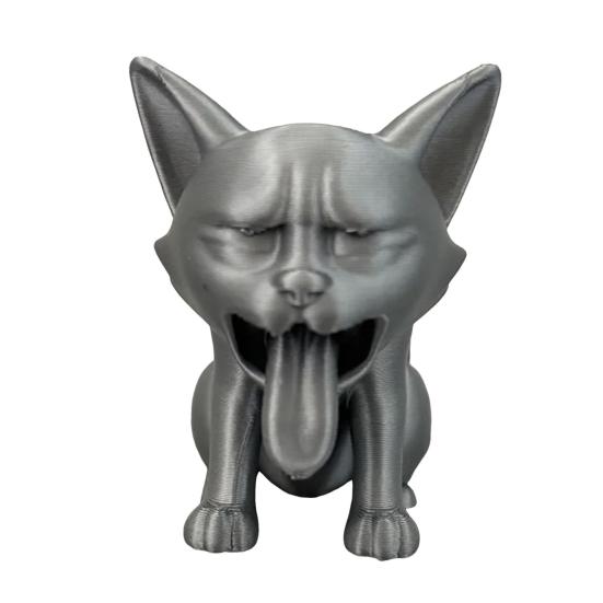 3D-печатная фигурка кота, блюющего, пластиковая статуэтка котенка, скульптура животного