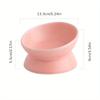 Ceramic Raised Cat Bowl Set - Stress-Free Elevated Pet Feeding Tray for Cats and Small Dogs, Dishwasher Safe