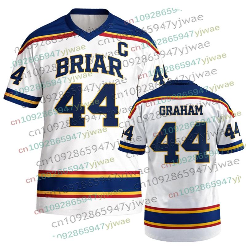 2026Men Women Long Sleeve Tee Off Campus Briar University Hockey Jersey Graham 44 22 DI LAURENTIS 66 Tucker46 Training Hockey Te