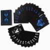 Wolf Dog Black Blue Playing Cards Board Games PVC Child Kids Toys Waterproof Children Toy White Deck Card Game Set Collect Gift