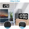 10.8inch Wall Clock USB Power LED Digital Wall Clock with Calendar Display, Adjustable Brightness
