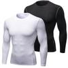 Men Base Layer Basketball Sports Tight Long Sleeves T-Shirts Gym Yoga Fitness Jogger Running Top Jersey Outdoor Skinny Clothes Quick Dry