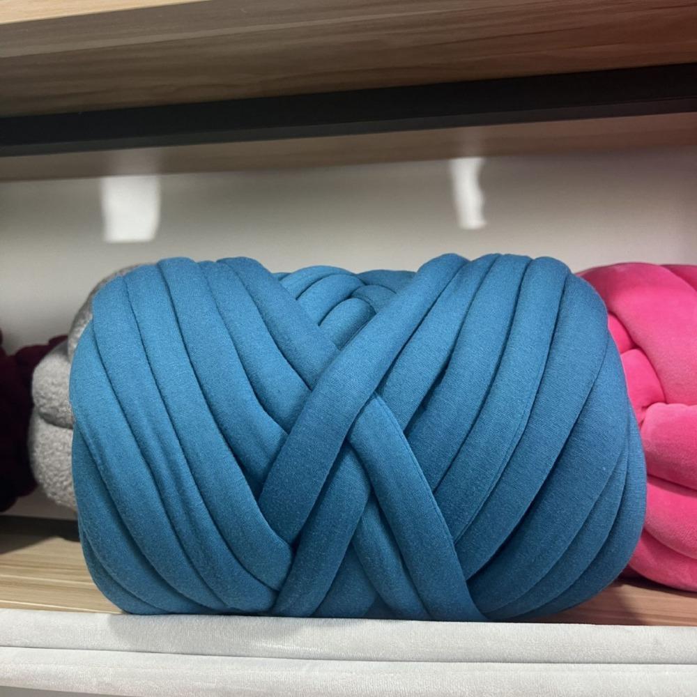 2.5cm Chunky Yarn Super Velvet Bulky Yarn Easy Projects Tube Yarn  Pet Beds