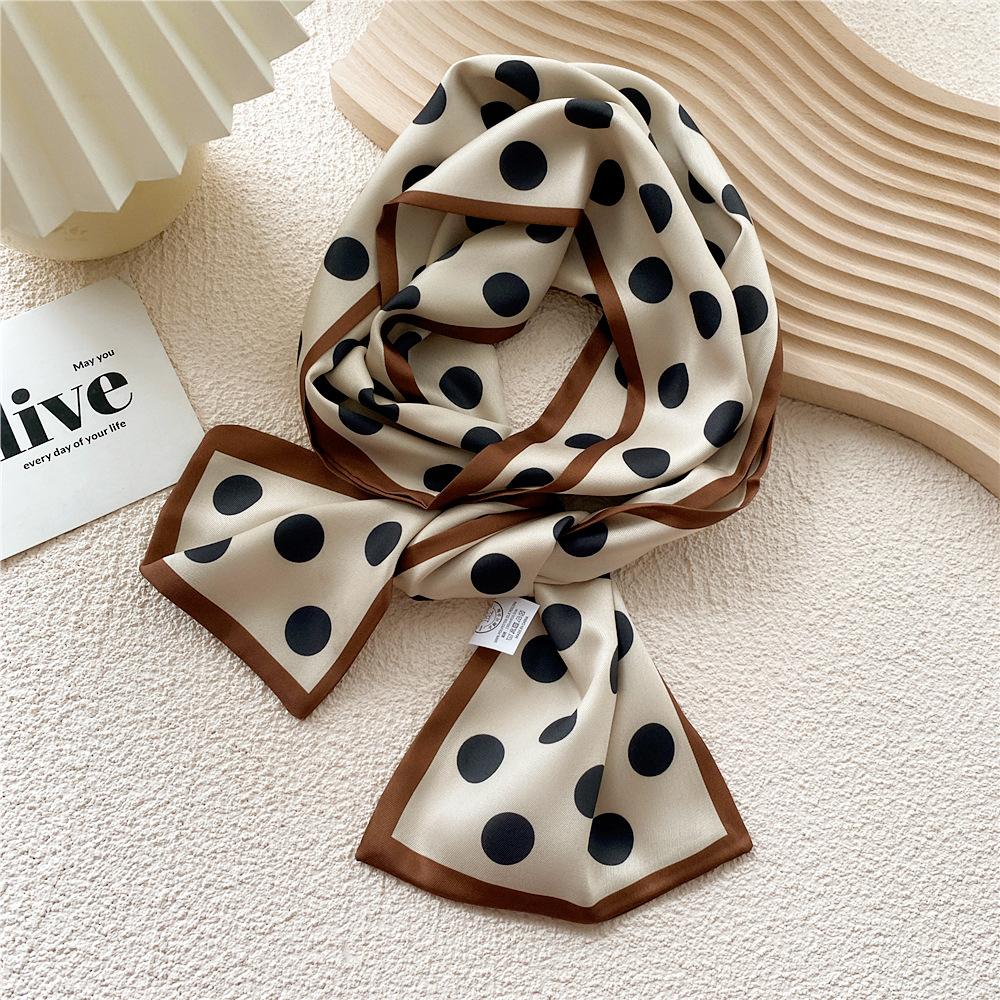 New Scarves Silk Scarves Women'S Spring And Autumn Season Long Decorative Professional Scarves Summer Thin Styles Paired With Shirts Stylish