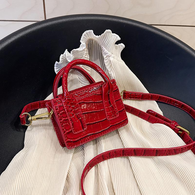 Мини-сумки через плечо для женщин из искусственной кожи с узором «камень» Маленькие сумки через плечо Дорожные сумки