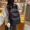 Школьная сумка Маленькая Свежий Принт Школьная Сумка Ученик Ученик Средней Школы Студент Колледжа Стиль Бант Рюкзак Харадзюку Дорожный Рюкзак